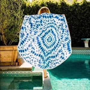 🆕 Enchante Home Indigo Round Beach Towel (New)
